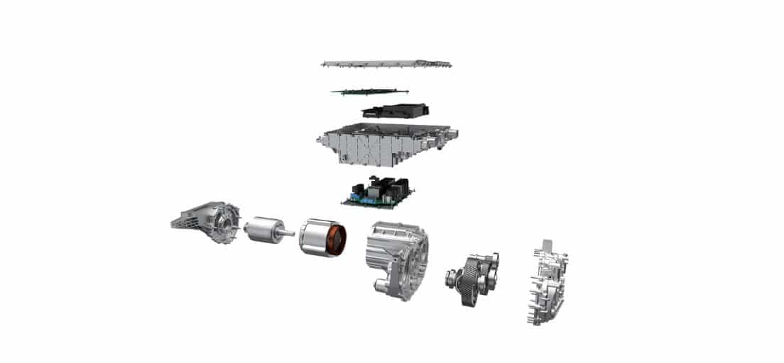 8-in-1 electric powertrain
